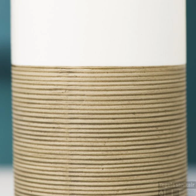 Tandenborstelbeker Sealskin Doppio 6,7 X 12,8 Cm Porselein Zand 6 Tandenborstelbeker Sealskin Doppio 6,7 X 12,8 Cm Porselein Zand - Afbeelding 4