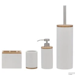 SEALSKIN Tandenborstelbeker Grace 10,2 X 7,2 Cm Polyresin Wit -Sealkin Badkamermeubilair Winkel 361910210 sfeer 4 1