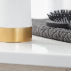 Zeeppompje Sealskin Glossy 18,6x7,6 Cm Polyresin Goud -Sealkin Badkamermeubilair Winkel 362320249 sfeer