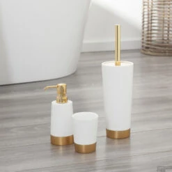 Zeeppompje Sealskin Glossy 18,6x7,6 Cm Polyresin Goud -Sealkin Badkamermeubilair Winkel 362320249 sfeer 4