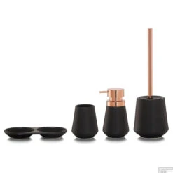 Zeeppompje Sealskin Conical 16,4x8,9 Cm Porselein Zwart -Sealkin Badkamermeubilair Winkel 362330219 sfeer 2