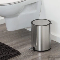 Pedaalemmer 3 Liter Vrijstaand Sealskin Industrial RVS Geborsteld -Sealkin Badkamermeubilair Winkel 362412404 sfeer 1