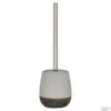 Toiletborstel Met Houder Vrijstaand Sealskin Braid Grijs