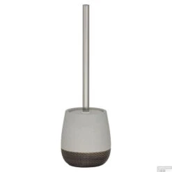 Toiletborstel Met Houder Vrijstaand Sealskin Braid Grijs