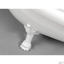 Vrijstaand Bad Sapho Retro 158x73x72 Cm Wit Met Leeuwenpoten -Sealkin Badkamermeubilair Winkel 37112 vrijstaand bad sapho retro 158x73x72 cm wit met leeuwenpoten 3