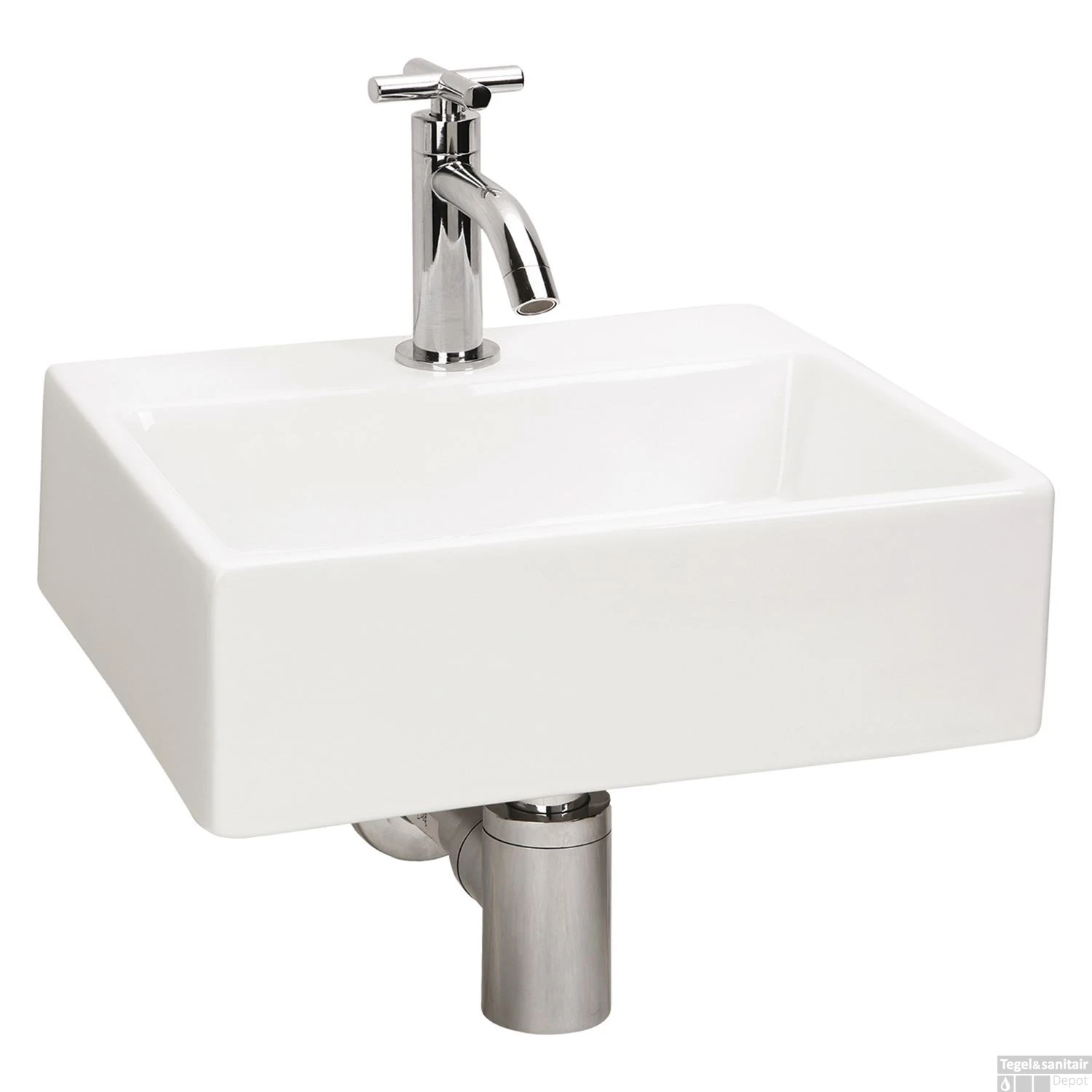 Fonteinset Differnz Argus 11.5x33x28.5 Cm Keramiek Wit (inclusief Kraan Sifon En Afvoer) 3 Fonteinset Differnz Argus 11.5x33x28.5 Cm Keramiek Wit (inclusief Kraan Sifon En Afvoer)