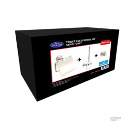 Complete Toiletset Best Design Ore Metaal/Glas -Sealkin Badkamermeubilair Winkel 3862750 complete toiletset best design ore metaalglas 1