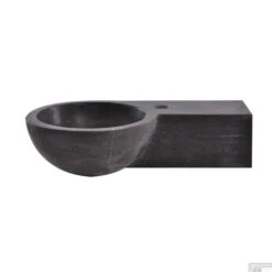 Fontein Wiesbaden Hardsteen Rond Rechts 40x23x10 Cm -Sealkin Badkamermeubilair Winkel 39.3523