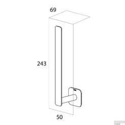 Reserverolhouder Tiger Colar Gepolijst RVS 15 Reserverolhouder Tiger Colar Gepolijst RVS -Sealkin Badkamermeubilair Winkel 4008911312423 9
