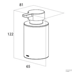 Vrijstaande Zeepdispencer Tiger Colar RVS Geborsteld 11 Vrijstaande Zeepdispencer Tiger Colar RVS Geborsteld -Sealkin Badkamermeubilair Winkel 4008911313017 5