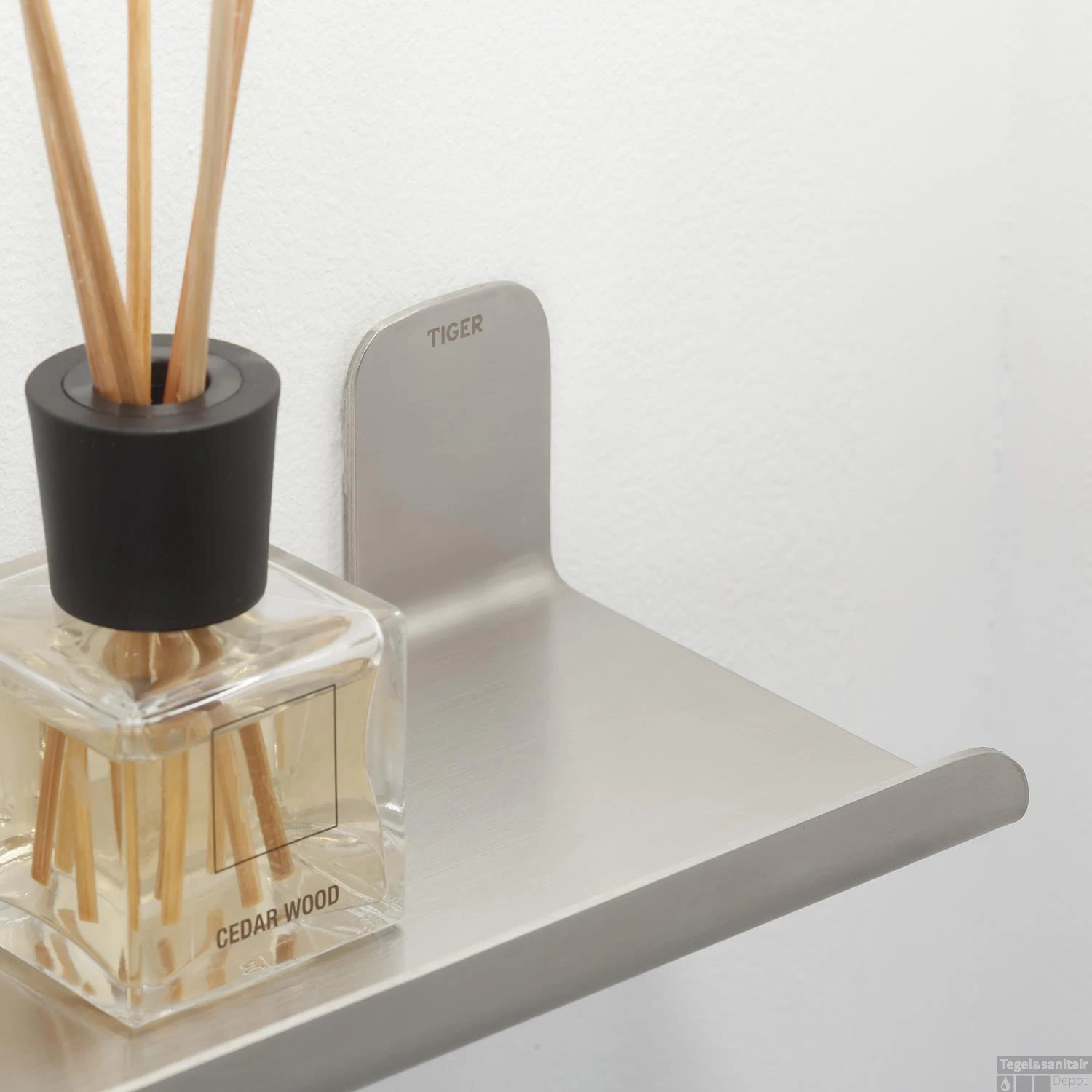 Planchet Tiger Colar 30 Cm Geborsteld RVS 5 Planchet Tiger Colar 30 Cm Geborsteld RVS - Afbeelding 3