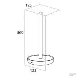 Vrijstaande Reserverolhouder Tiger Urban Mat Wit -Sealkin Badkamermeubilair Winkel 4008911315066 13