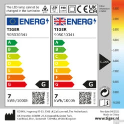 LED Spiegel Verlichting Tiger Aurel 6100K 30 Cm Chroom -Sealkin Badkamermeubilair Winkel 4008919050402 9