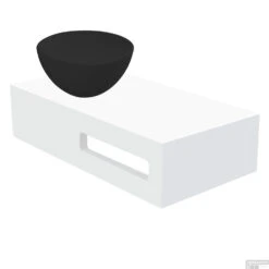 Fontein Planchet Best Design Malo Solid Surface 40x21x10 Cm Glans Wit -Sealkin Badkamermeubilair Winkel 4010320 fontein planchet best design malo solid surface 40x21x10 cm glans wit 1