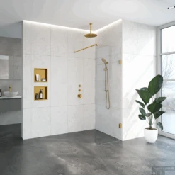 Inloopdouche Compleet Just Creating Profielloos 70 Cm Goud -Sealkin Badkamermeubilair Winkel 4jc1 70u 1