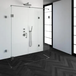 Douchecabine Compleet Just Creating Profielloos XL 80x160 Cm RVS