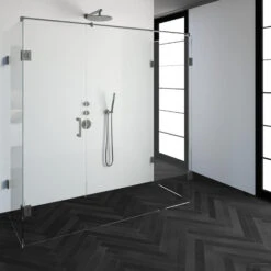 Douchecabine Compleet Just Creating Profielloos XL 80x200 Cm RVS