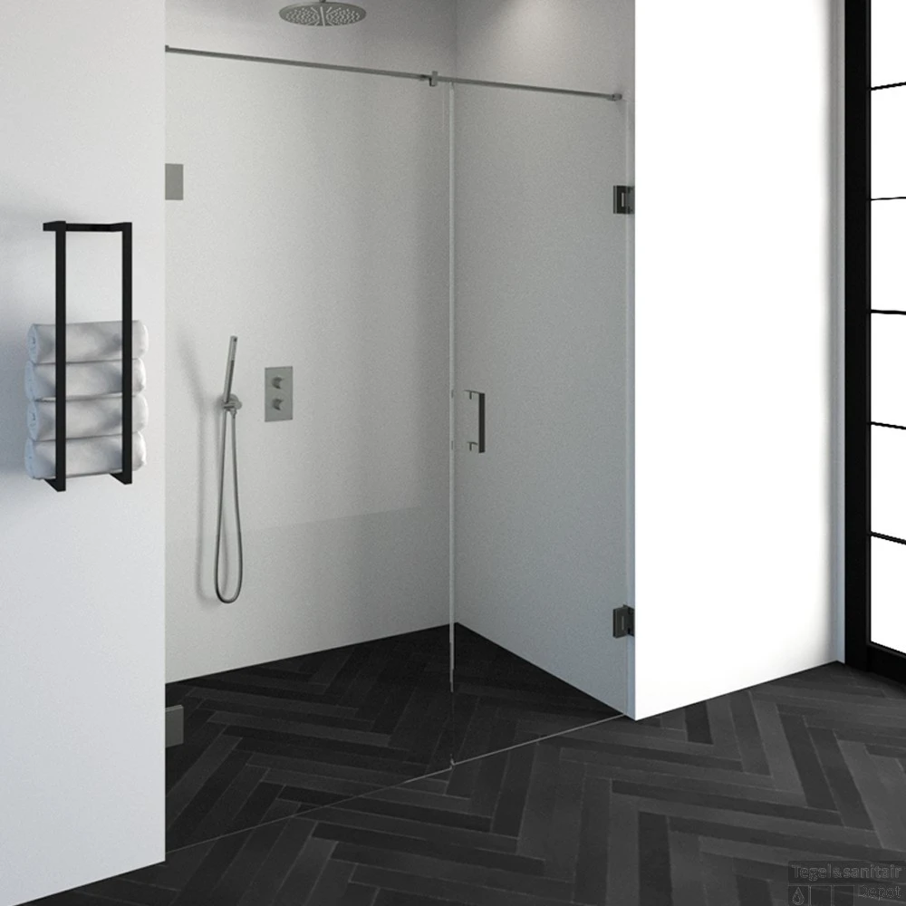 Nisdeur Compleet Just Creating Profielloos 2-Delig 160x200 Cm 90/70 RVS 4 Nisdeur Compleet Just Creating Profielloos 2-Delig 160x200 Cm 90/70 RVS - Afbeelding 2