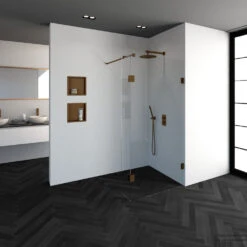 Sanitop Douchewand Profielloos | Met Vaste Zijwand 30cm | Inloopdouche (Alle Kleuren En Maten) 19 Sanitop Douchewand Profielloos | Met Vaste Zijwand 30cm | Inloopdouche (Alle Kleuren En Maten) -Sealkin Badkamermeubilair Winkel 4jc2 100 30k 1