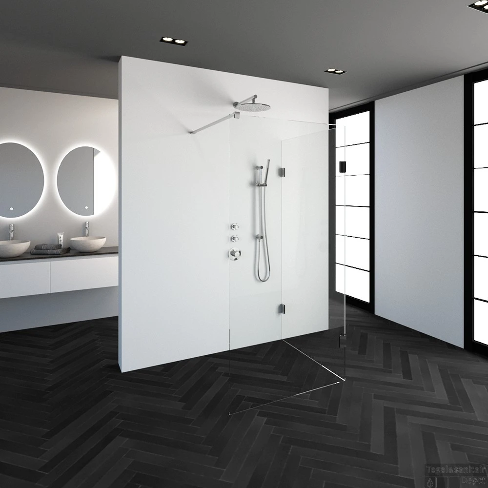 Complete Profielloze Inloopdouche Reversed (Alle Kleuren En Maten) 4 Complete Profielloze Inloopdouche Reversed (Alle Kleuren En Maten) - Afbeelding 2