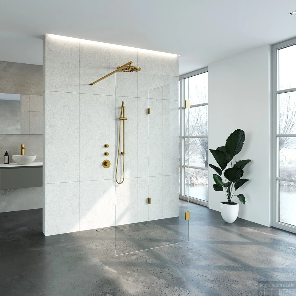 Complete Profielloze Inloopdouche Reversed (Alle Kleuren En Maten) 6 Complete Profielloze Inloopdouche Reversed (Alle Kleuren En Maten) - Afbeelding 4