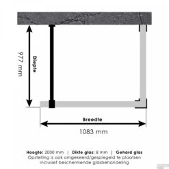 Inloopdouche Compleet Just Creating Profielloos 100x110x200 Cm Reversed RVS 14 Inloopdouche Compleet Just Creating Profielloos 100x110x200 Cm Reversed RVS -Sealkin Badkamermeubilair Winkel 4jc4 100x110 t 2