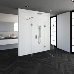 Inloopdouche Compleet Just Creating Profielloos 90x130/30 Cm Reversed RVS -Sealkin Badkamermeubilair Winkel 4jc5 90x130 30g 1