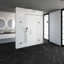 Inloopdouche Compleet XL Just Creating Profielloos 100x140 Cm Chroom -Sealkin Badkamermeubilair Winkel 4jc6 100x140ch 1