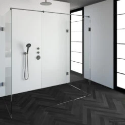 Inloopdouche Compleet XL Just Creating Profielloos 100x200 Cm RVS