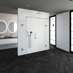 Inloopdouche Compleet XL Just Creating Profielloos 80x160 Cm Chroom -Sealkin Badkamermeubilair Winkel 4jc6 80x160ch 1