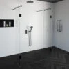 Doorloopdouche Compleet Just Creating Profielloos 140x200 Cm 140/50/50 Mat Zwart -Sealkin Badkamermeubilair Winkel 4jc8 140 50 50a