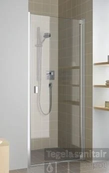 Kermi Raya Draaideur 1-dlg.100x200 Cm. Rechts Op Douchevloer Matzilver-clean Glas 3 Kermi Raya Draaideur 1-dlg.100x200 Cm. Rechts Op Douchevloer Matzilver-clean Glas