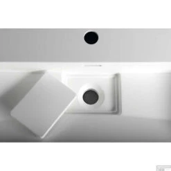 Wastafel Sapho Amur Rechthoek 90x46x12.5 Cm Cast Marble Wit -Sealkin Badkamermeubilair Winkel 55032 wastafel sapho amur rechthoek 90x46x12.5 cm marmer wit 3