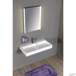 Wastafel Sapho Amur Rechthoek 90x46x12.5 Cm Cast Marble Wit -Sealkin Badkamermeubilair Winkel 55032 wastafel sapho amur rechthoek 90x46x12.5 cm marmer wit 6