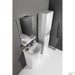 Badkamerspiegel Sapho Beta 50x70x12 Cm Met Planchet MDF Exclusief Lamp -Sealkin Badkamermeubilair Winkel 57396 badkamerspiegel sapho beta 50x70x12 cm met planchet aluminium 4