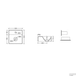 Salenzi Fonteinset Spy Mat Roze 30x30 Cm Chroom (Keuze Uit 20 Kranen) -Sealkin Badkamermeubilair Winkel 5aa2 spy 30x30 tech 13