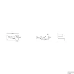 Fontein Salenzi Spy 45x20 Cm Glans Wit Zonder Kraangat (inclusief Bijpassende Clickwaste) -Sealkin Badkamermeubilair Winkel 5aa6 spy 45x20 tech 4 1 1 1 1