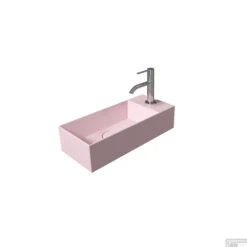 Salenzi Fonteinset Spy 45x20 Cm Mat Roze (Keuze Uit 8 Kranen In 4 Kleuren) -Sealkin Badkamermeubilair Winkel 5aa6mpi0