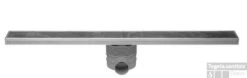 Easydrain Tegeldrain Tegel Afv.goot 9,8x100cm.m/sifon(tgl.roosterd.12mm Rvs