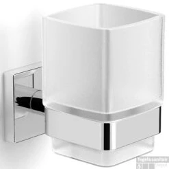 B&w-luxury Spicey Glashouder Met Glas Chroom