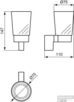 Ideal Standard Connect Glashouder Met Glas Chroom 5 Ideal Standard Connect Glashouder Met Glas Chroom -Sealkin Badkamermeubilair Winkel 63290