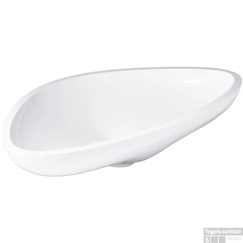 Axor Massaud Opzet Wastafel 80 Cm. Wit 3 Axor Massaud Opzet Wastafel 80 Cm. Wit