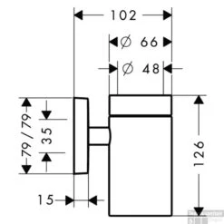 Hansgrohe Puravida Glashouder Chroom -Sealkin Badkamermeubilair Winkel 67667