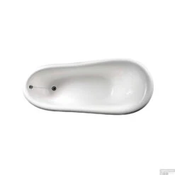 Vrijstaand Bad Sapho Retro 158x73x72 Cm Wit / Zwart Met Leeuwenpoten -Sealkin Badkamermeubilair Winkel 72971 vrijstaand bad sapho retro 158x73x72 cm wit zwart met leeuwenpoten 4