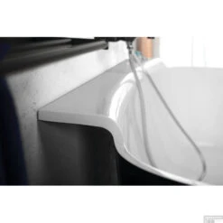 Vrijstaand Bad Sapho Nigra Gegoten Marmer 158x80x59 Cm Wit / Zwart -Sealkin Badkamermeubilair Winkel 72975 vrijstaand bad sapho nigra marmer 158x80x59 cm wit zwart 6