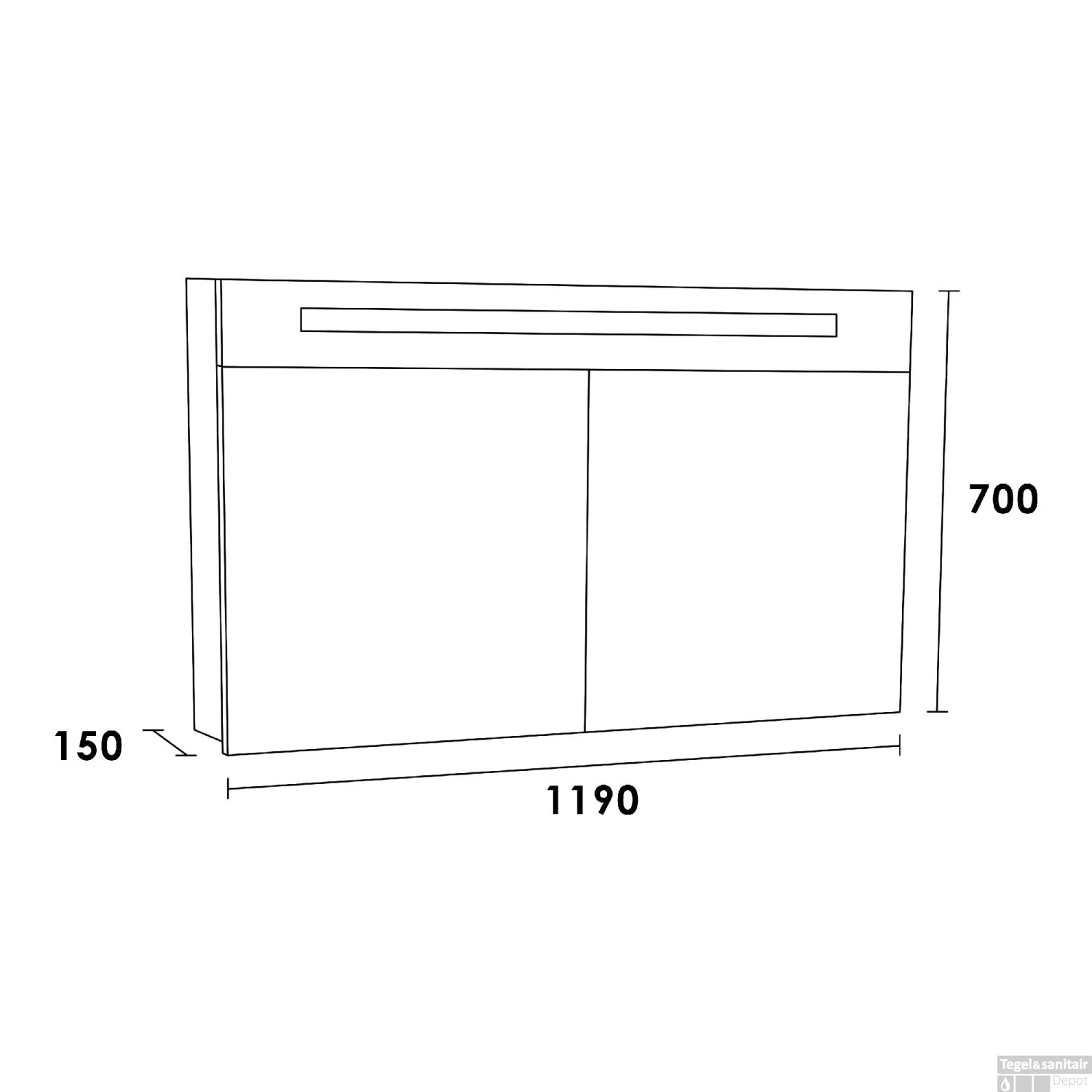 Spiegelkast 2.0 Exclusive Line 120cm Nomad 5 Spiegelkast 2.0 Exclusive Line 120cm Nomad - Afbeelding 3