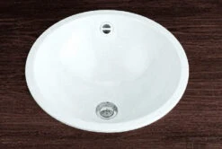 Alape Eb Serie Opbouw Wastafel 45 Cm. Rond Wit