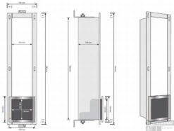 Looox Closed Reserverolhouder Inbouw Voor 6 Rollen Rvs Geborsteld -Sealkin Badkamermeubilair Winkel 76848