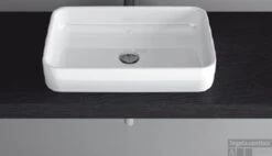 Bette Art Opzet Wastafel 60x40x11 Cm. Zonder Kraangat Wit