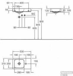 Geberit Xs Wastafel Links 53x31 Cm. Met Afleg Rechts Wit 5 Geberit Xs Wastafel Links 53x31 Cm. Met Afleg Rechts Wit -Sealkin Badkamermeubilair Winkel 78321